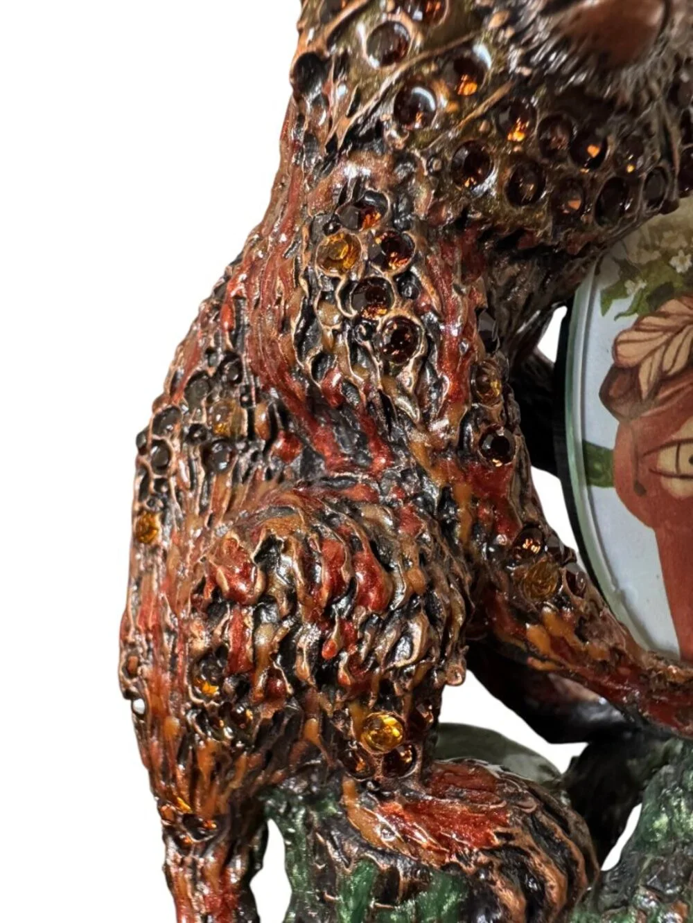 RARE JAY STRONGWATER JEWELLED MONKEY PICTURE FRAME
